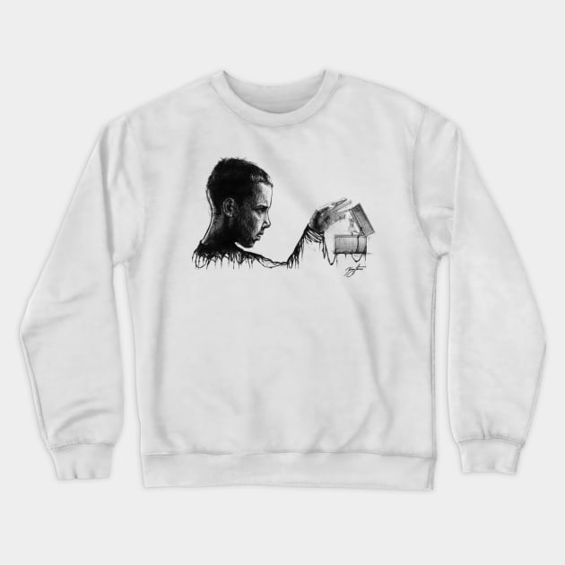 Eleven and the Music Box Crewneck Sweatshirt by KregFranco